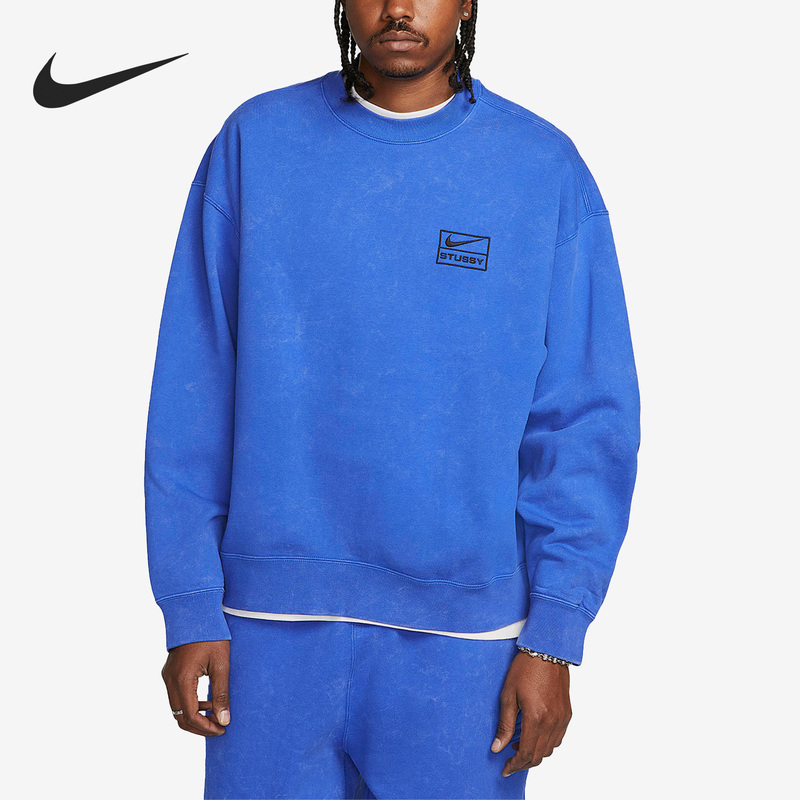 Nike Official Genuine X Stussy Ss23 Men's Round Neck Sports Pullover Dr4426-480