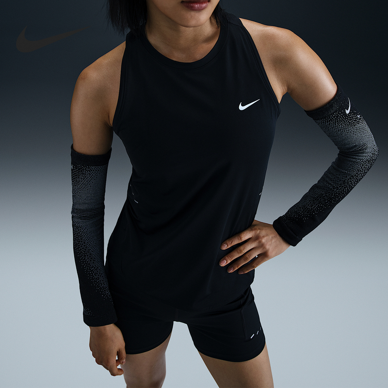 Nike Genuine Dri-Fit Women's Running Sports Training Breathable Vest Hq0621-010 Nike Genuine Dri-Fit Women's Running Sports Training Breathable Vest Hq0621-010
