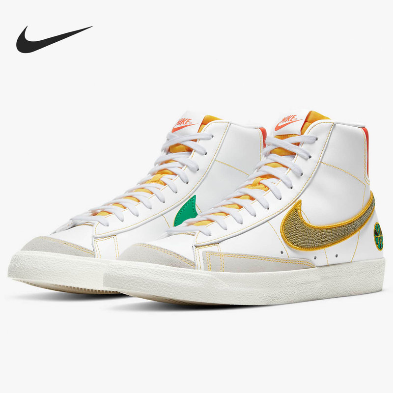 Nike Authentic New Blazer Mid'77 Men's and Women's High-Top Fashion Casual Sports Shoes Dd9239 Nike Authentic New Blazer Mid'77 Men's and Women's High-Top Fashion Casual Sports Shoes Dd9239