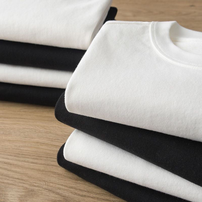 240g High-Quality Pure White Opaque Heavyweight Pure Cotton Short-Sleeved T-Shirt Half-Sleeved Unisex Pure White T-Shirt for Men and Women 240g High-Quality Pure White Opaque Heavyweight Pure Cotton Short-Sleeved T-Shirt Half-Sleeved Unisex Pure White T-Shirt for Men and Women