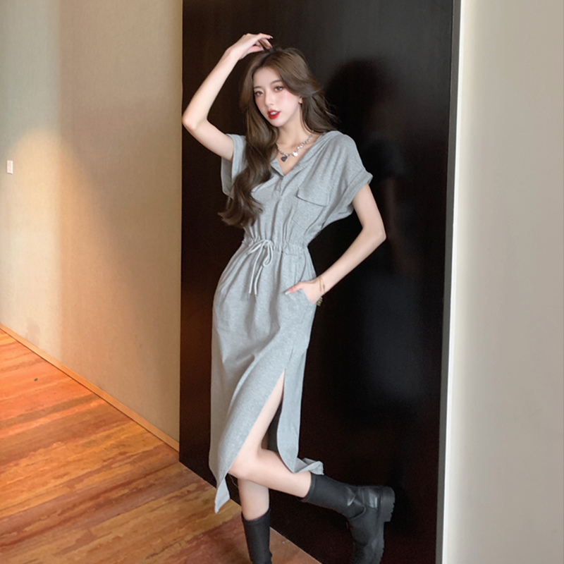 Summer New Arrivals, Minimalist Style, Unique Design, Designer-Inspired Dress for Women, High-Waisted, Stylish, Hooded Long Dress Summer New Arrivals, Minimalist Style, Unique Design, Designer-Inspired Dress for Women, High-Waisted, Stylish, Hooded Long Dress