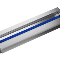 Customized stainless steel waterfall outlet with filtered oxygenated fish pond water circulation system courtyard water feature water curtain wall flow