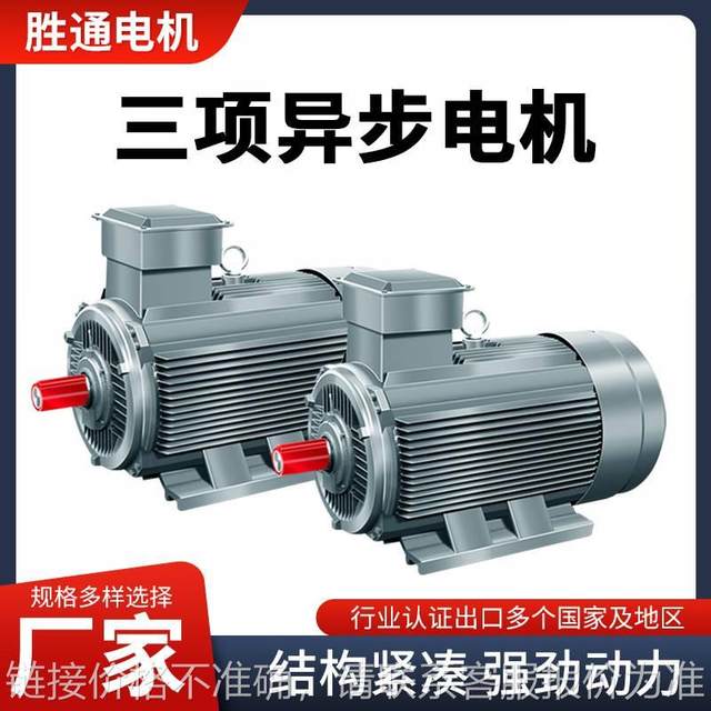 Variable multi-speed motor 160L-6 variable frequency speed control braking motor Three-phase asynchronous motor Motor