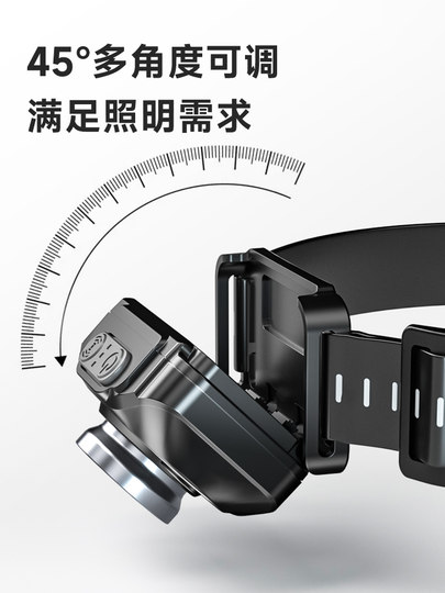 LEM头灯强光超亮充电户外登山赶海夜钓鱼专用续航超长感应头戴式