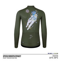 (Golden Autumn Brings Refreshment) Spring and Summer Cycling Clothes Mens Cycling Long Sleeve Breathable Cycling Tops Womens Day Acts as Mens Top