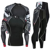 mens clothing compression men t-shirt leggings rashgard k