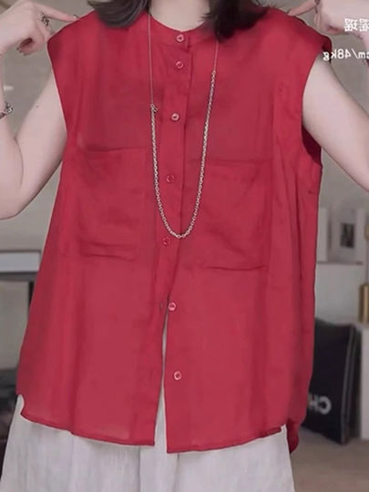 Camisa de un solo pecho de moda y elegante, chaleco fino, cómodo y transpirable, tops de viaje versátiles para mujeres