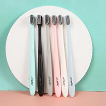 New mens small head toothbrush soft bristles high density double helix family set couple adult home manual pregnant women