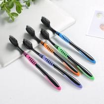 New soft-bristled high-end adult bamboo charcoal soft-bristled toothbrush long-lasting gentle and clean teeth whitening affordable only for men and women