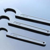 New crescent wrench hook round nut wrench side hole water meter cover hook wrench water meter cover hook wrench hot