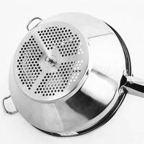 Stainless steel manual potato blender masher sweet potato puree masher vegetable and fruit food supplement multi-purpose food processor