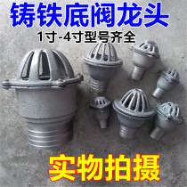 Water pump bottom valve check valve thick cast iron iron bottom valve gasoline engine pump diesel filter faucet shower head