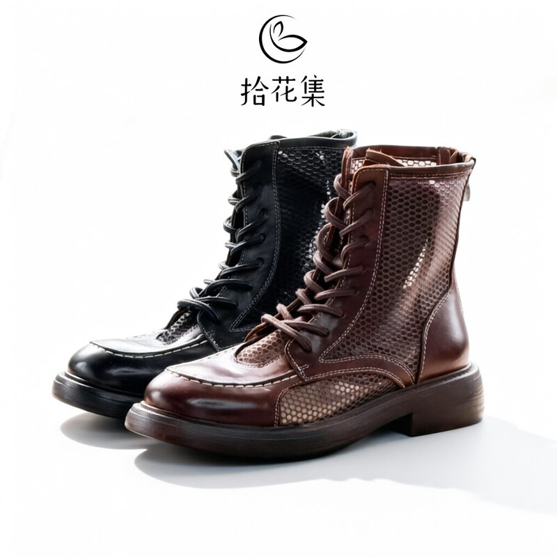 【Xiaowanzi】Summer Fashion Lace-Up Boots 68050 【Xiaowanzi】Summer Fashion Lace-Up Boots 68050