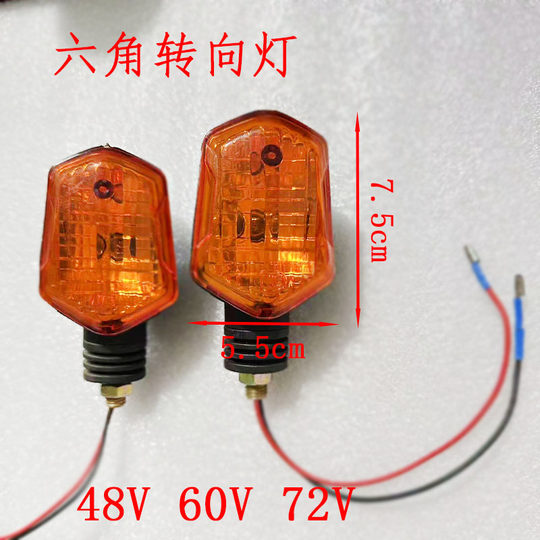 Motorrad elektrisches Dreirad Universalzubehör Frontblinker Blinker 48V60V72V Original Direktlieferung ab Werk