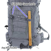 Outdoor Front Bag Extended Tactical Clip Molle Ice Axe Clip Ice Pick Clip Tripod Mountaineering Stick Fixed Clip Umbrella