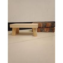 Spot quick release 1A38 pure solid wood footstool swing leg stool wood pad height 10 cm high wooden stool log thickened feet