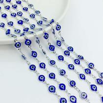 Glass blue eyes glasses chain womens halter neck Internet celebrity chain trendy fashion decoration retro non-slip rope sunglasses chain