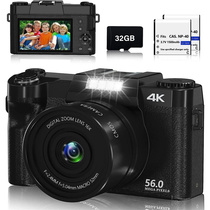4K HD Digital Photo Camera for Photography Camera 56 MP Camc