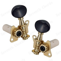 Open single classical guitar string button wood guitar knob Twist button upper curstring strings Quasi Shaft Golden Plastic columns