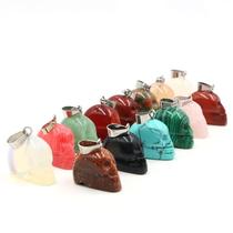 Crystal Tiger Eye Agate Skull Carved Semi-Gem Skull Skull Sk