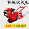 Diesel chain rail Little Red Bull micro-tiller self-propelled orchard tiller vegetable field ditching tiller household earth cultivator