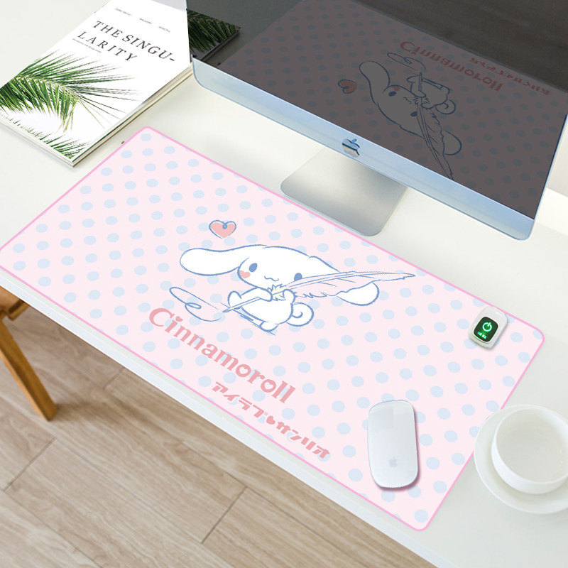 Heated mouse pad oversized warm winter waterproof office hand warmer shortcut key electric heating custom warm table mat