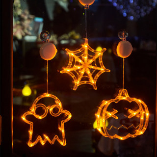 Extreme new halloween doecorations orange pumpkin ghost bat hall