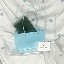 Gift box diy handbag boyfriend hand box full set of bouquet birthday bouquet gift bag with hand hops