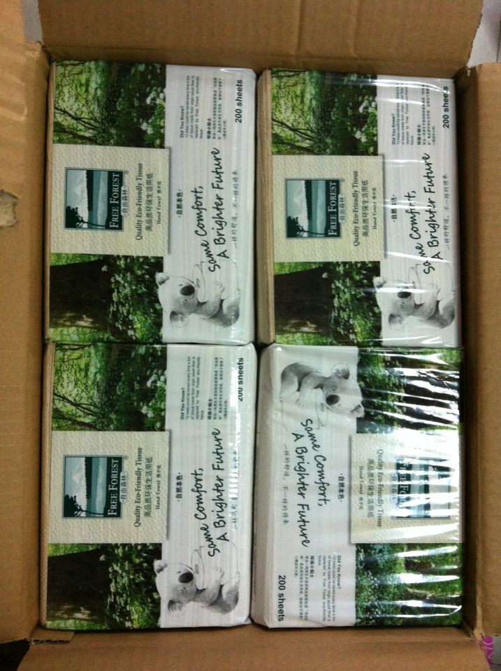 (Jieyun paper towels) hamster bedding materials free forest paper towels 200 sheets 20 packs commercial paper
