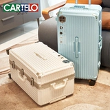 Вместительный и большой универсальный чемодан на колесиках, увеличенная толщина, 28 дюймов