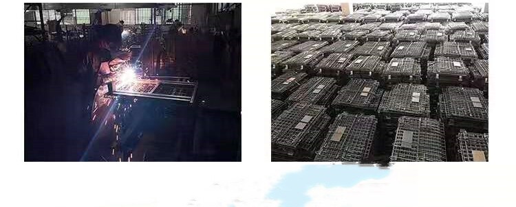 Хранение клетке 折叠储物笼储物笼铁架周转笼铁篮笼仓库笼钢丝笼蝴蝶笼金属铁笼