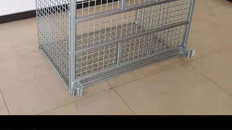 Хранение клетке 折叠储物笼储物笼铁架周转笼铁篮笼仓库笼钢丝笼蝴蝶笼金属铁笼