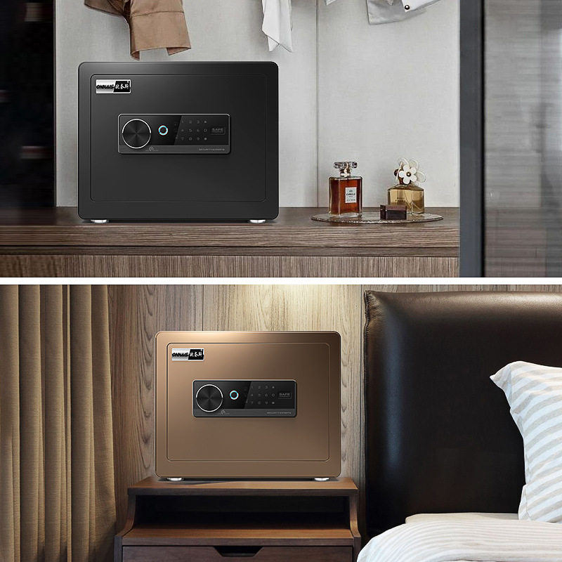 High-End Safe for Home Use, Large, Three-Layer, In-Wall, with Password and Fingerprint Lock, Extra Thick Jewelry Safe