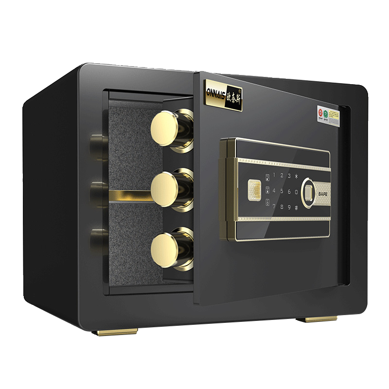 Brand Name Piggy Bank Smart Small Home Safe Fingerprint Password Office Commercial Password Lock Thickened and Can Be Fixed