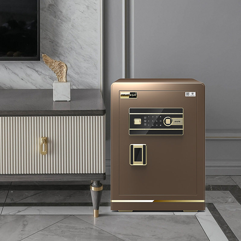 Onais Fingerprint Password Safe Home Office Fireproof Safe Smart Wifi Alarm Piggy Bank