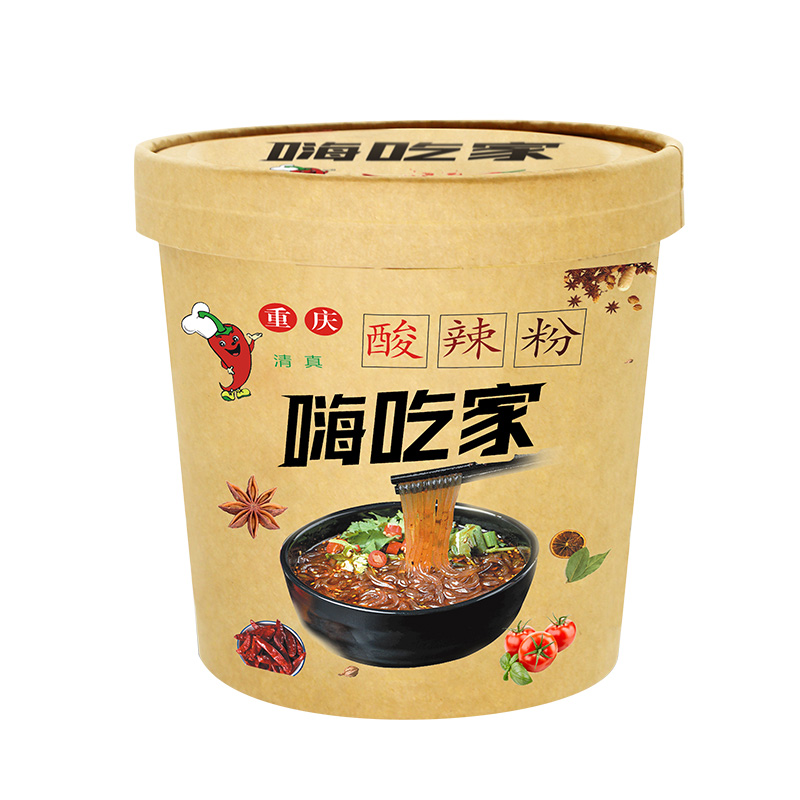兴霸 嗨吃家酸辣粉 130g*6桶