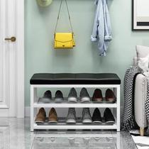 New shoe changing stool home door shoe cabinet stool integrated door shoe rack sitable indoor living room shoe bench long