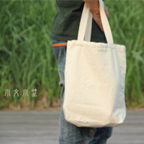 Zakka groceries canvas bag blank hand-painted thickened canvas bag pure cotton eco-friendly bag shoulder bag handbag