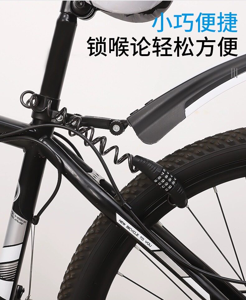 Anti-Theft Fixed Electric Vehicle Helmet Lock
