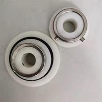 Brand new white PTFE transmission positioning wheel transmission wheel conveyor line transmission wheel axle diameter 19mm bargaining