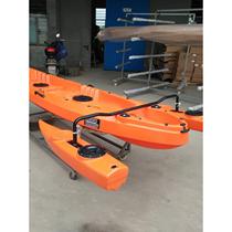 Canoe kayak pontoon modification accessories plastic hard boat plastic boat motor sail