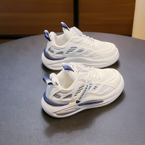 Anta suitable childrens sports shoes new 2024 soft-soled childrens shoes anti-slip shoes for boys middle and large children spring and autumn mesh