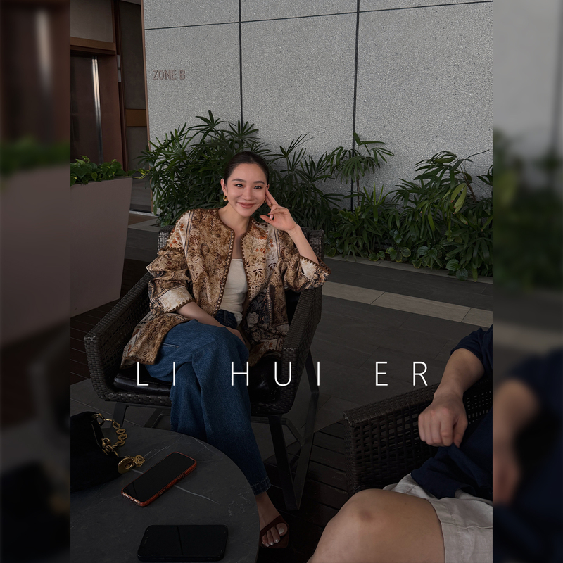 Lihuier Li Hui'Er Beiflia Artistic Ethnic Style Thin Jacket Women's Design Niche Top