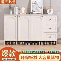 Cabinet new style 2023 shoe cabinet partition cabinet high-end entrance popular storage home entrance living room% cream foyer