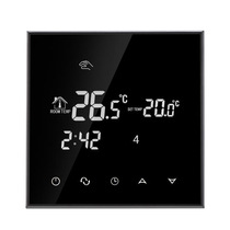 LCD touch screen thermostat floor heating system temperature regulator AC200-240V temperature controller