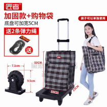 New pallet truck cargo trolley small pallet truck foldable craftsmans trolley cargo transport truck folding model