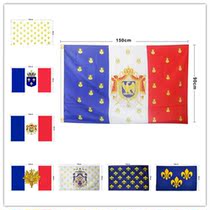 French Historical Flag Frances Royal Flag Napoleon V Flag Day with High Leg Flag Vichy France Flag