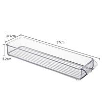 Kitchen Fridge Box Pp Food Grade Transparent Preservation Case Plastic Rectangular Containing Case Lengthened Narrow Growth