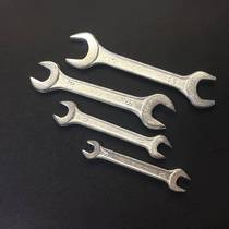 Forged galvanized open-ended wrench forged cast double-headed wrench multi-functional tool manual simple torque wrench