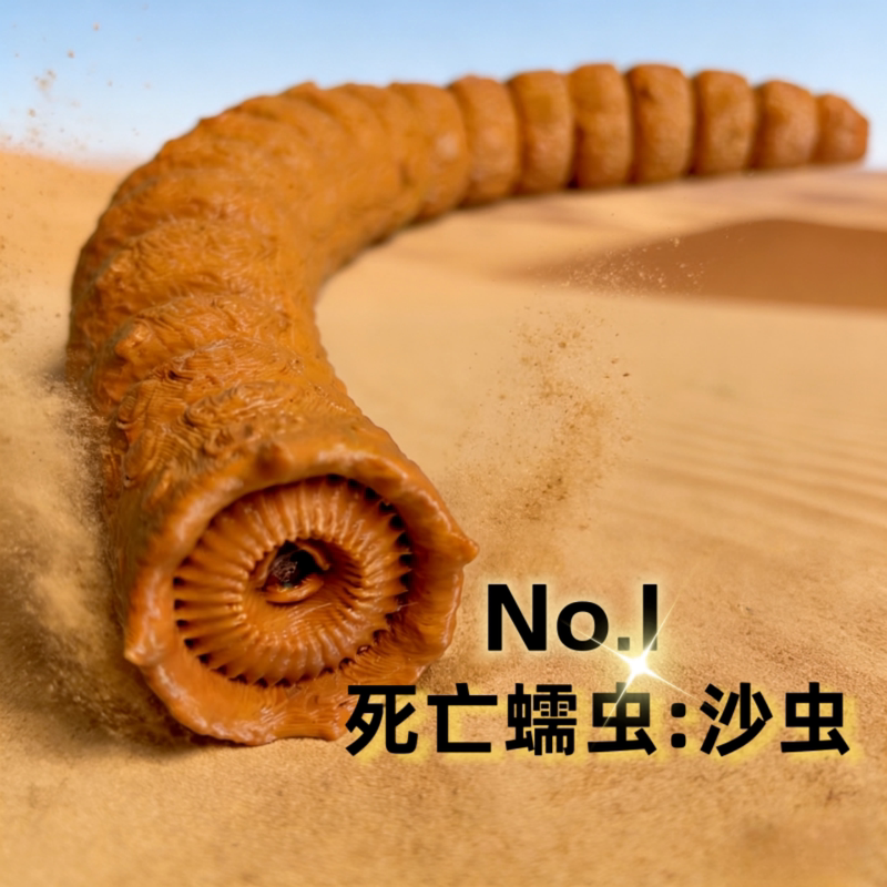 Sand Dune Movie Model Desert Worm Monster Children's Toy Multi-Jointed Stress Relief Car-Mounted Sandworm Peripheral Ornament Sand Dune Movie Model Desert Worm Monster Children's Toy Multi-Jointed Stress Relief Car-Mounted Sandworm Peripheral Ornament